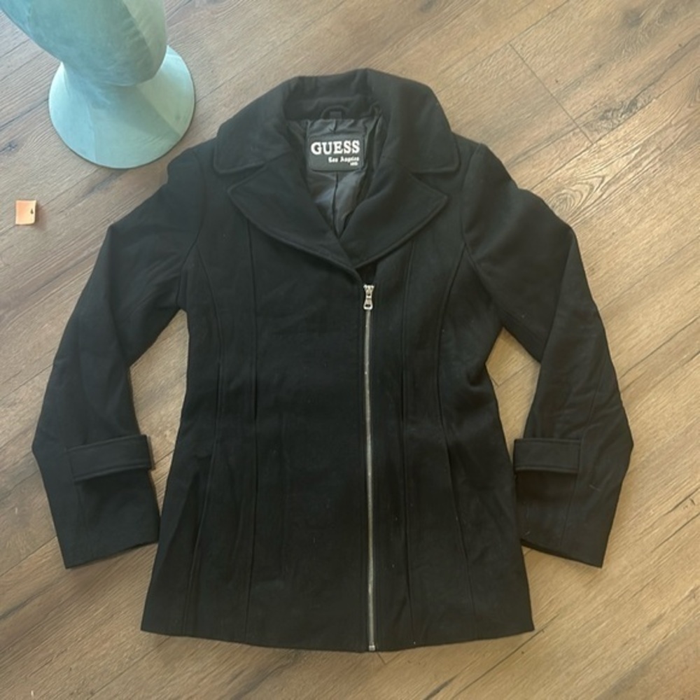 Guess Los Angeles Wool Pea coat ! Medium